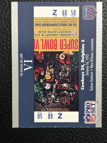 1990-91 Pro Set Super Bowl XXV Silver Anniversary Commemorative Cards - U Pick - Picture 5 of 64