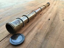 ANTIQUE MARITIME TELESCOPE MARINE ANTIQUE BRASS PIRAT SPYGLASS VINTAGE SCOPE CP
