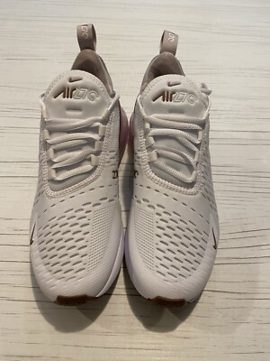 Nike Air Max 270 White/Mauve Women's Size UK RRP £145 #I536