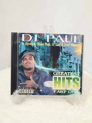 DJ Paul Underground Greatest Hits Pt 1 ALT Cover Art (Factory Sealed CD)