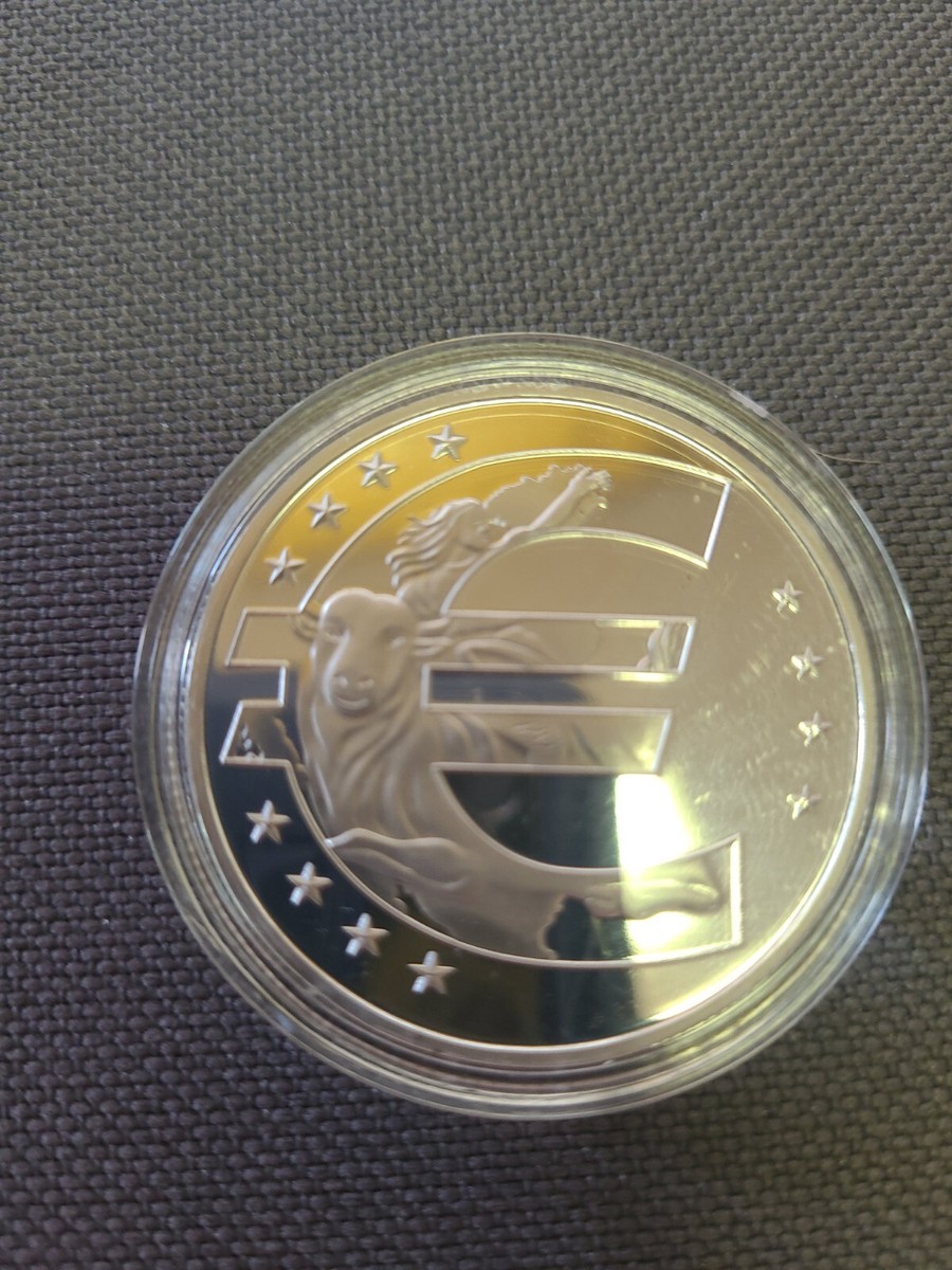 10 YEAR EURO Coin Challenge Token USED Great Condition