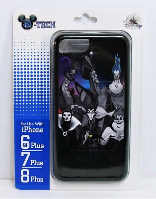 Disney Exclusive All Villains Apple Iphone 6S/7/8 Plus Cellphone Case NEW RARE