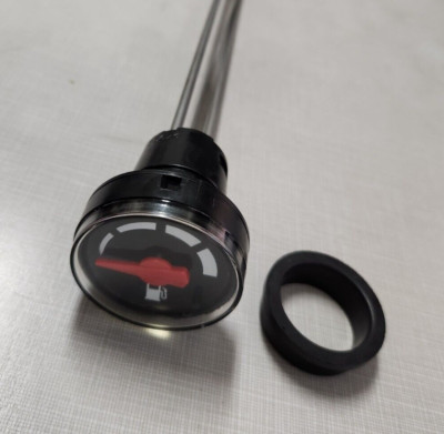 Bad Boy 067-4090-00 Fuel Gauge and Grommet ( OAL 15'' )