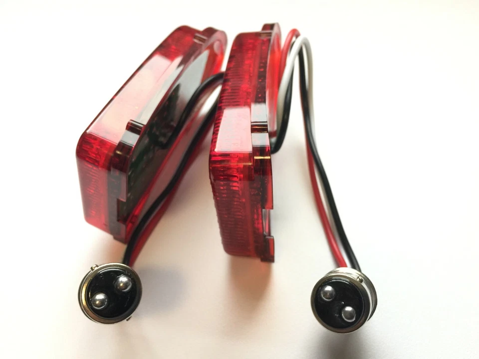 Chevrolet Stileline Fleetline 1949 1950 lentes de luz trasera LED rojas - 2 piezas Foto 3 de 4