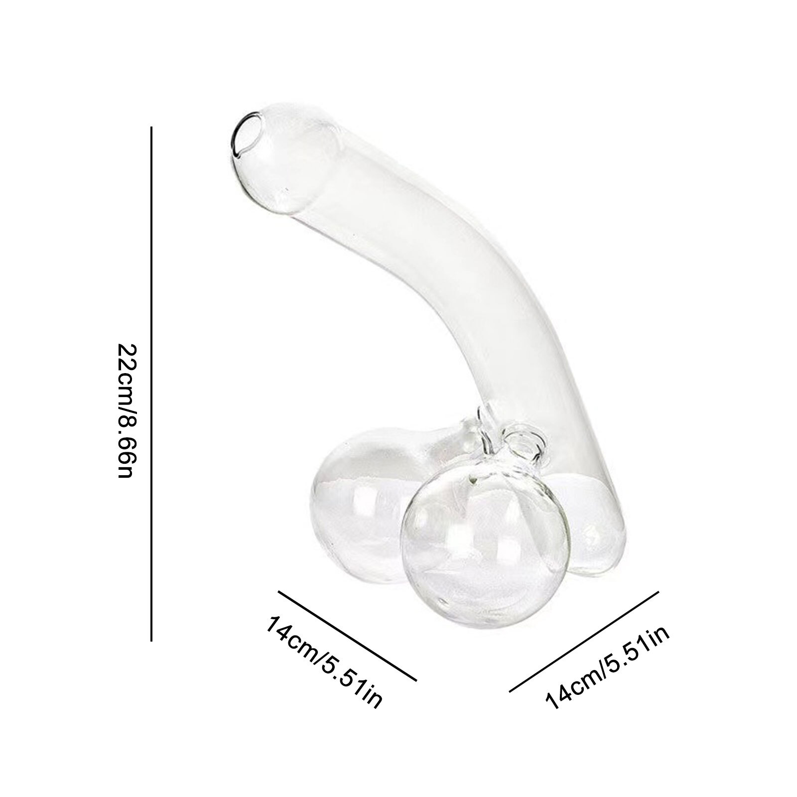 Penis Shaped Funny Decanter,Unique and Funny Glass Container,Whisky