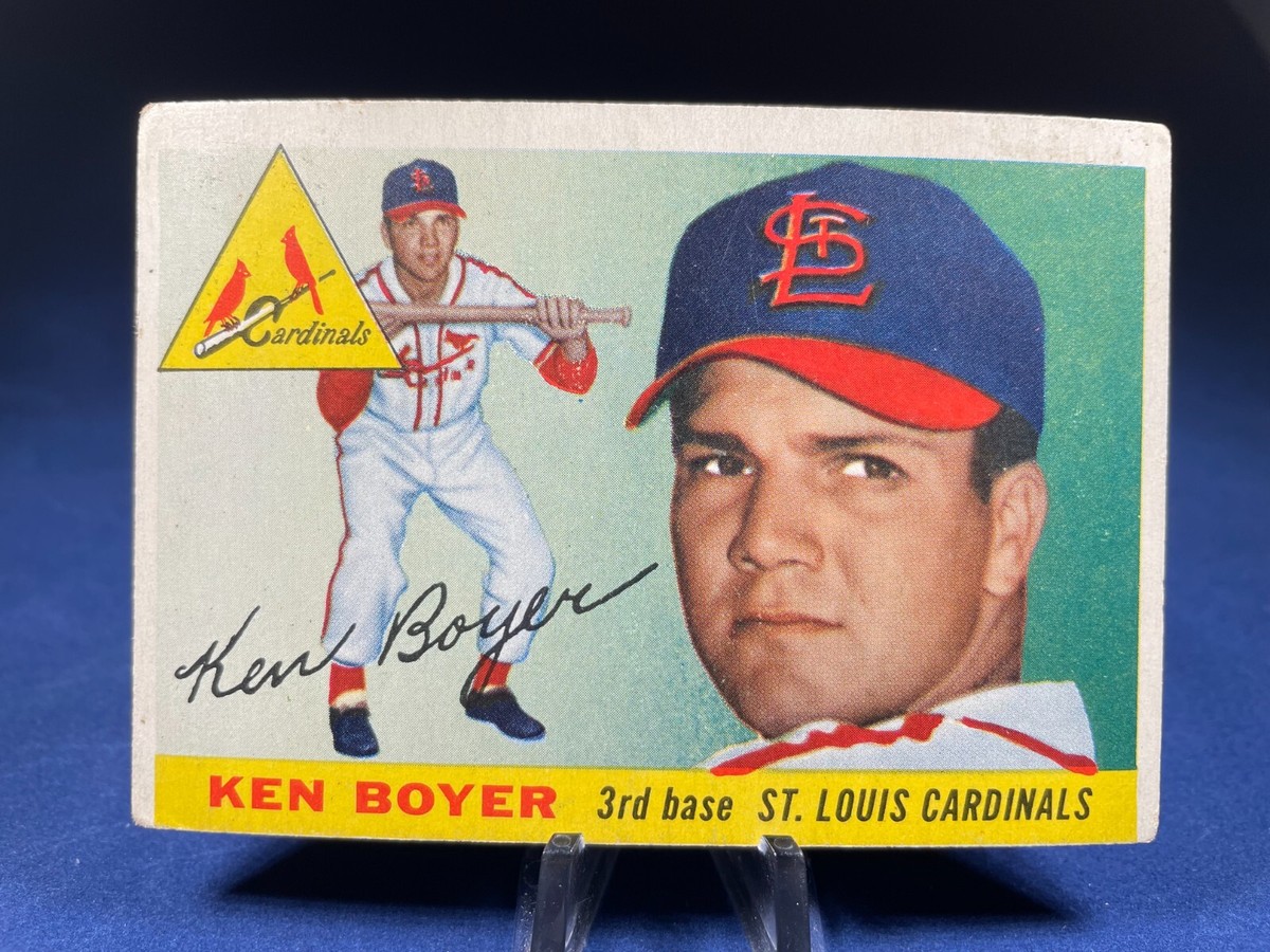 1955 Topps Baseball Card Ken Boyer #125 Rookie St. Louis Cardinals