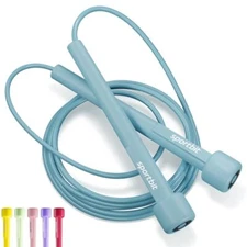  Adjustable Jump Rope for Fitness - Jumping Rope for Women, Men. Skipping Mint