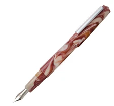 Tibaldi Infrangibile Russet Red Fountain Pen, New in Box