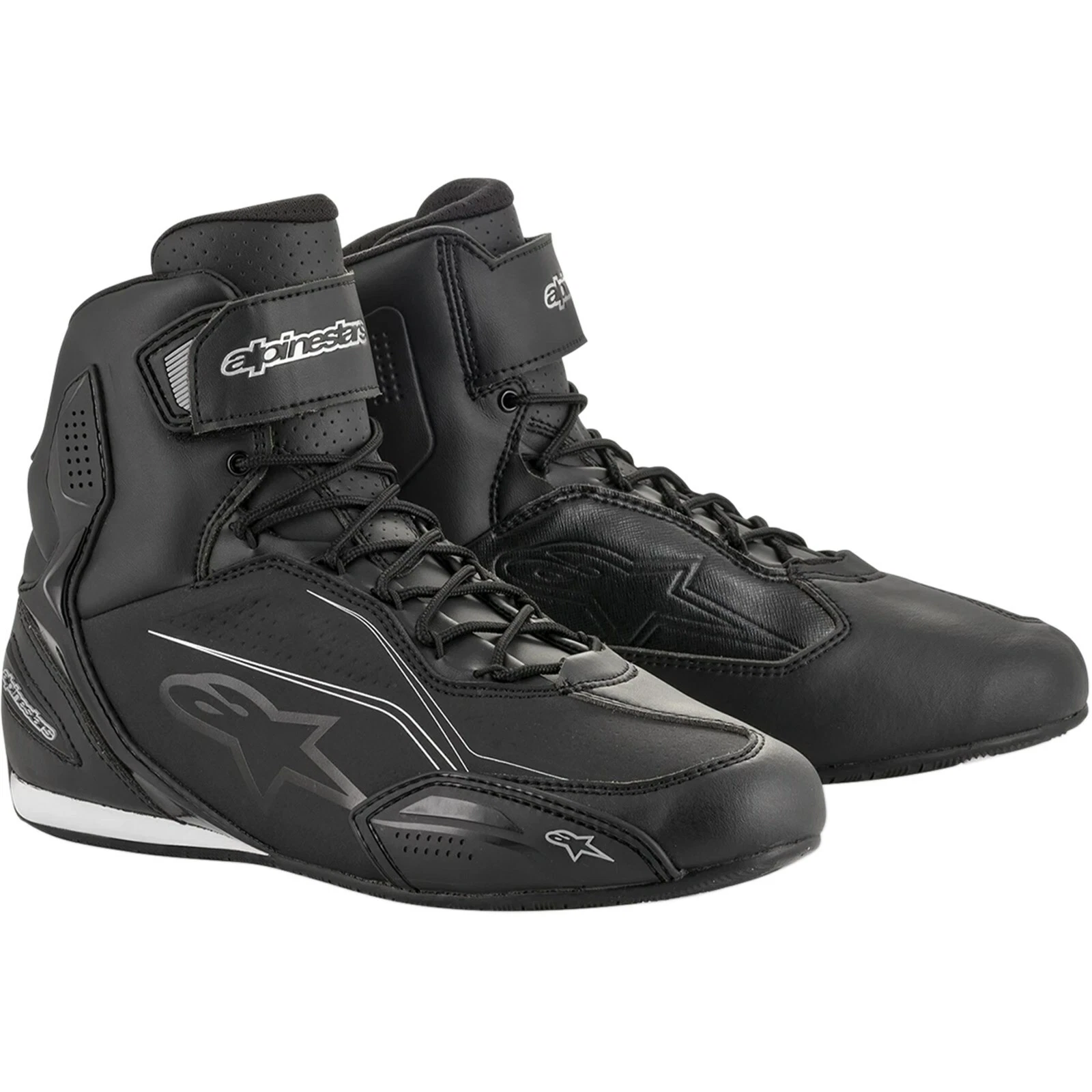Botas Alpinestars Faster 3 Stella Preto Prata Botas Alpinestars Faster 3 Stella Negro Plata (Clo