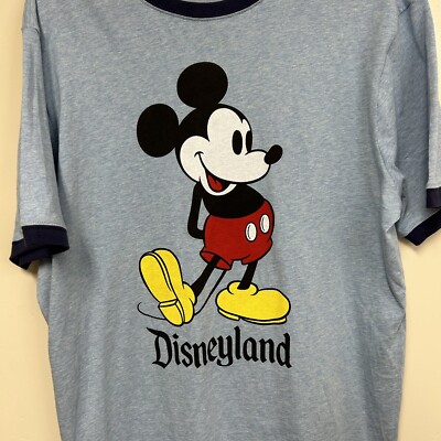 トップス OLD MICKEY MOUSE RINGER T-SHIRT Vintage Walt Disney Ringer T Shirt Mickey Mouse Tropix Togs