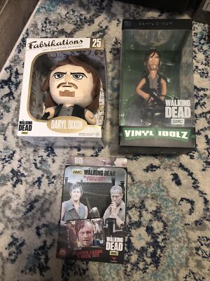 The Walking Dead TWD Daryl Dixon Lot Funko Vinyl Idols Cards