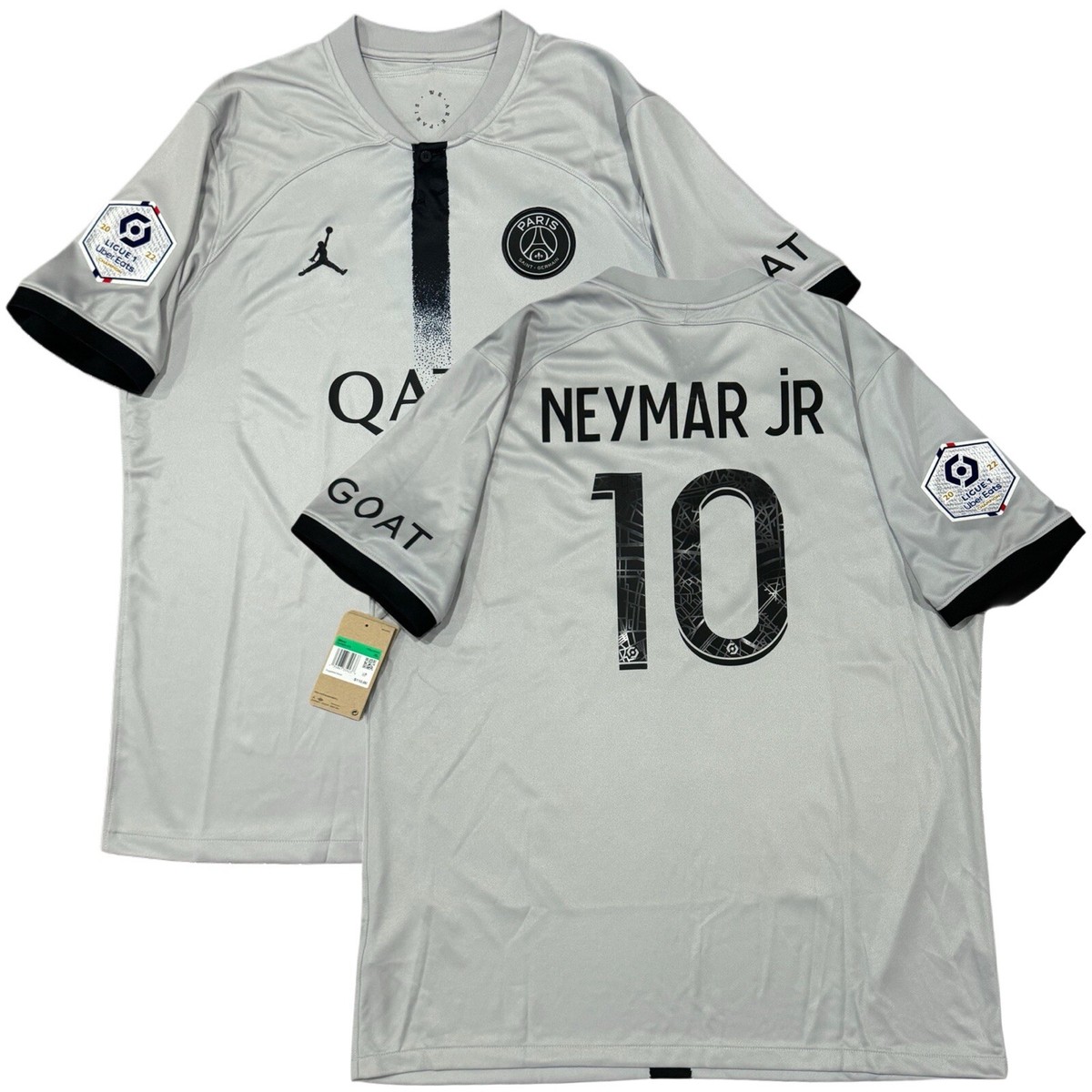2022/23 PSG Away Jersey #10 Neymar Jr. XL Jordan Paris Saint 2022/23 PSG Away Jersey #10 Neymar Jr. XL Jordan Paris Saint