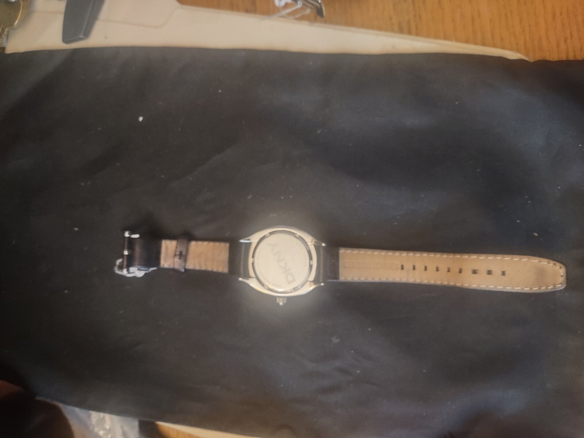 DKNY Glitz Ladies MOP Dress Watch With Crystals NY4403 New  display picture 2