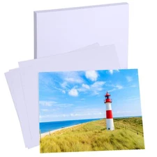 30 Sheets Photo Paper 8"x10" Glossy Paper Photo for Dye Ink Printer 180gsm In...