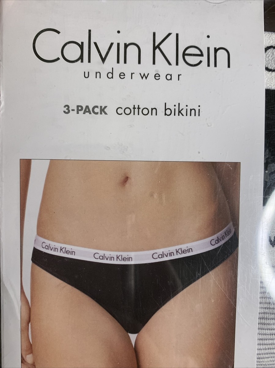 ショーツ ^ ^ Women's Carousel Bikini 3PK QP1258OMP1 Calvin Klein Women's Carousel Bikini 3 Pack, Black/Black