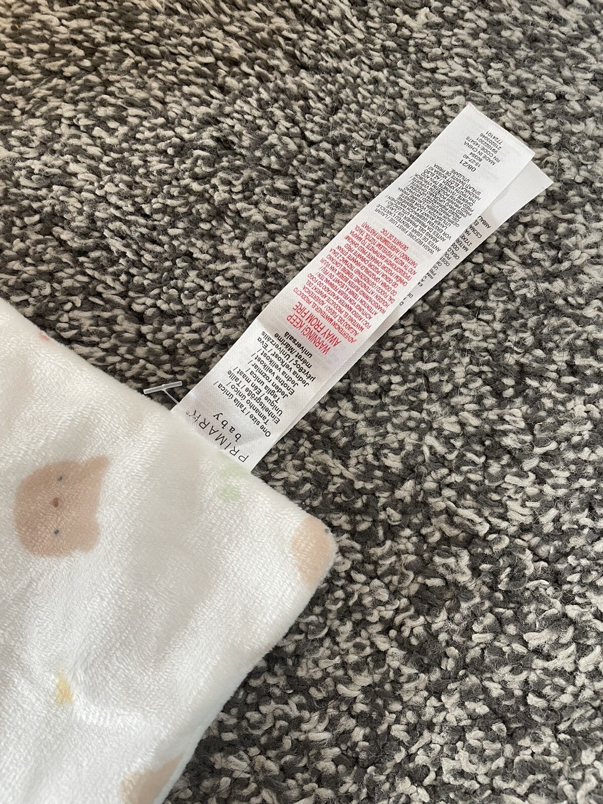 PRIMARK BABY TEDDY BEAR COMFORTER CUDDLE BLANKIE HOME LOVE Comfort