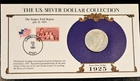 1925 Peace Silver Dollar US Postal Commemorative Stamp Set Rare 3/29c Stamps BU!