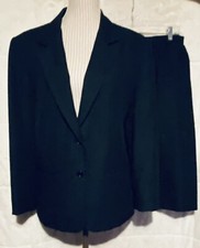 Vintage CLASSIC COLLECTION Women s 2PC Skirt Suit Size 12 Black