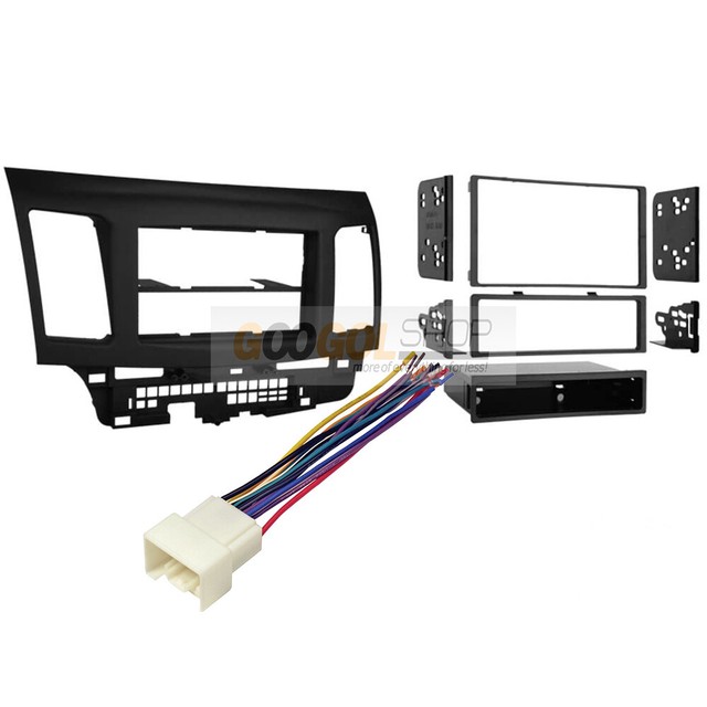 Double DIN Car Radio Stereo dash Install kit for 20082015 Mitsubishi