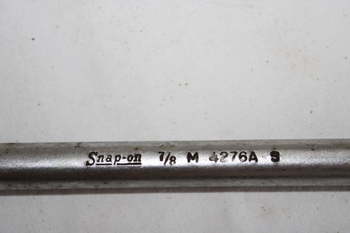 Snap On 1/2" Drive 7/8" 12PT SAE Chrome Cylinder Head Wrench Socket M4276A - Picture 3 of 11