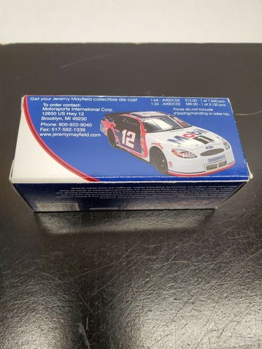 Jeremy Mayfielld #12 Mobil 1 Die-Cast Car - NASCAR - Team Caliber - Picture 5 of 8