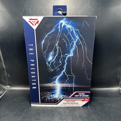 MISP NECA Ultimate LAB ESCAPE FUGITIVE PREDATOR action figure LED Light Up Mask