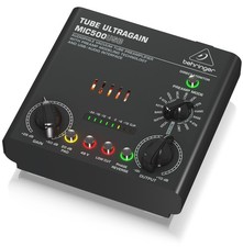 BEHRINGER MIC500-USB TUBE ULTRAGAIN PREAMPLIFICATORE MICROFONICO VALVOLARE LIMIT