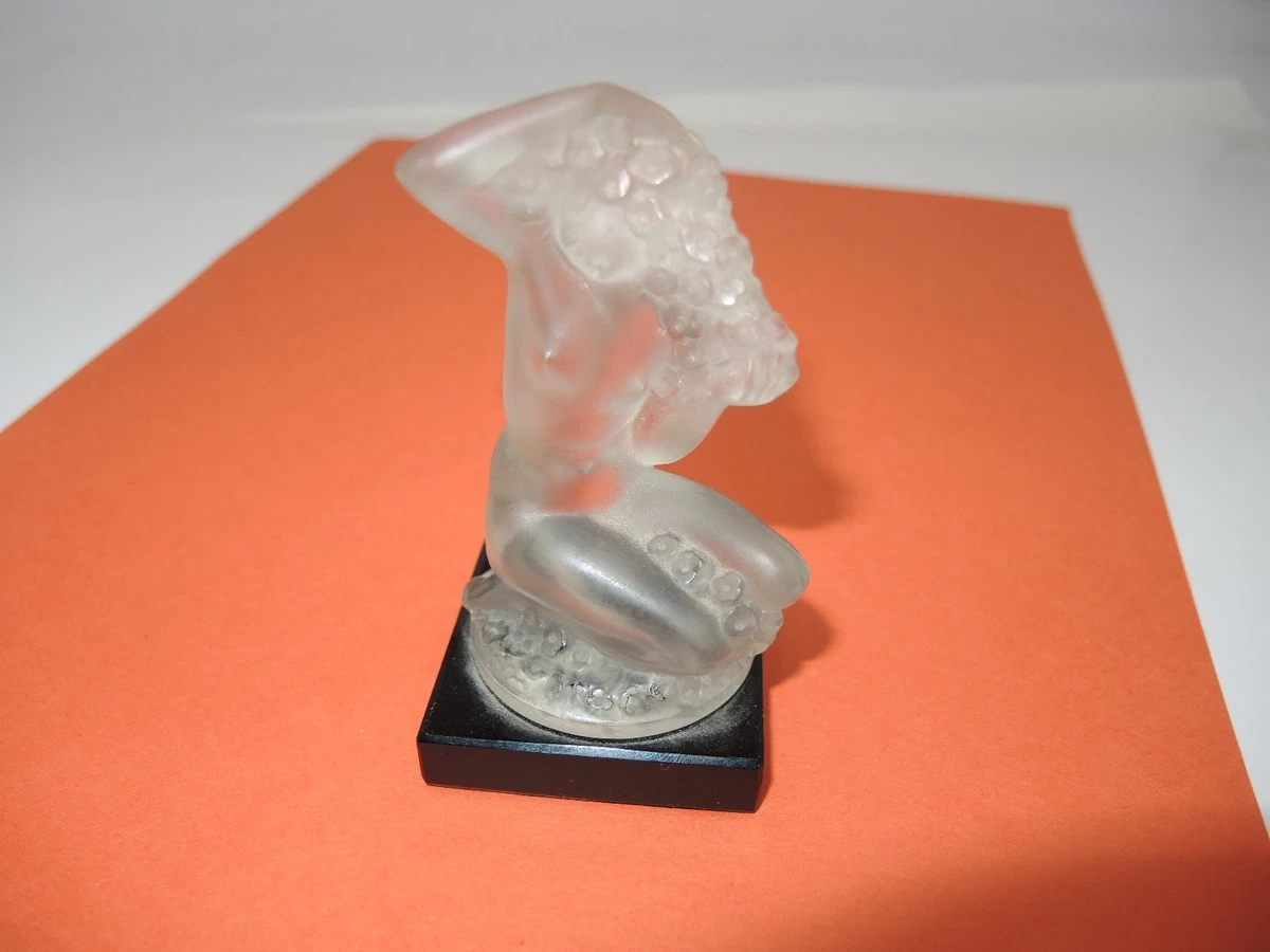 OLD LALIQUE フロストクリスタル女性像と白鳥 Lalique Women Figurine for sale | eBay