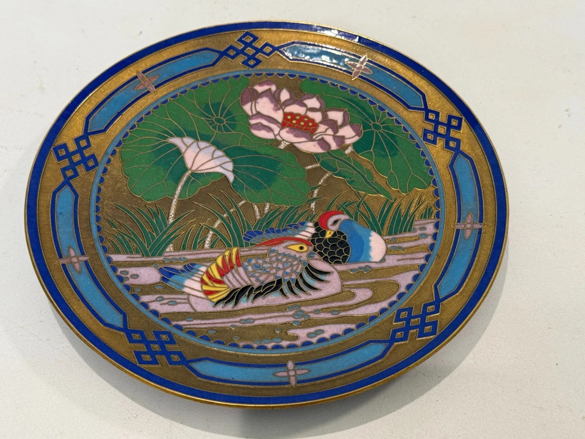 中国景泰蓝在中国古董盘子| eBay