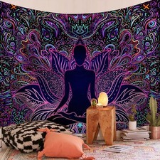 Indian Mandala Tapestry – Boho Wall Hanging for Psychedelic & Hippie Room Decor
