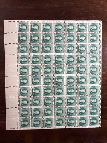 884 US Mint Sheet, 1 cent Gilbert C. Stewart, Mint NH - Picture 2 of 3