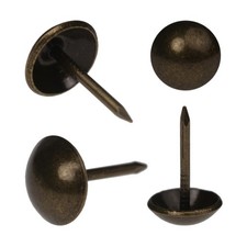 200 PCS 7/16 Inch Upholstery Tacks Furniture Nails Decorative Sofa Pins Kit
