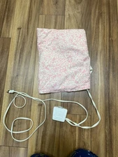 Vintage Electric Heating Pad Wetproof Multi Heat Settings Pink Floral 🎀