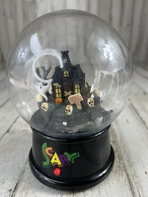 Gemmy Scary Halloween Haunted House Tornado Globe Animated Watch Video