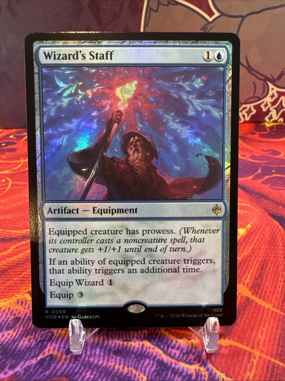 MTG The Hobbit Wizards Staff Foil
