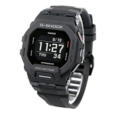 Unused CASIO G-SHOCK GBD-200-1DR Black Digital Resin Men's Watch