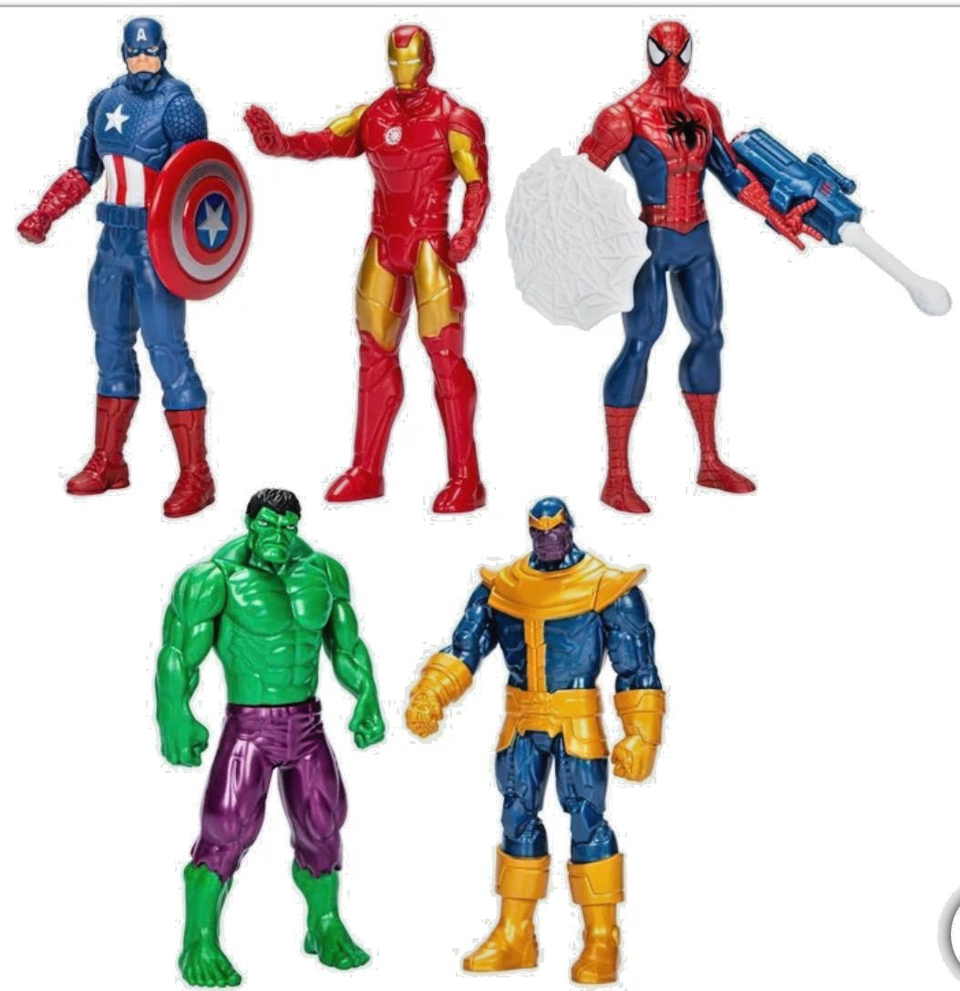 S Iron Man Hulk Spider-man Cap New