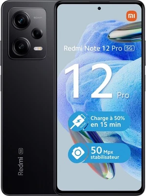 Xiaomi Redmi Note 12 Pro 5G 6GB RAM 128GB Midnight Black - Bild 1 von 2