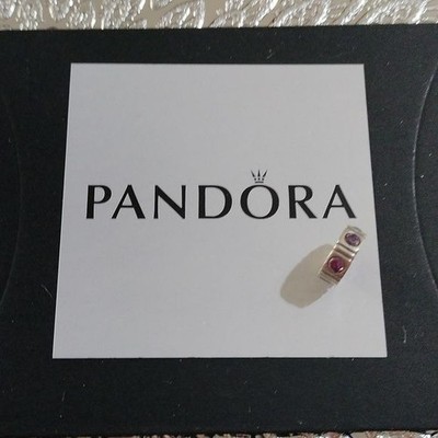  Pandora Sterling Silver Amethyst CZ Trinity Spacer - 790368ACZ