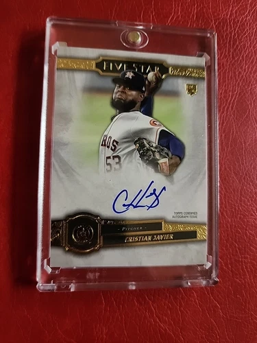 2021 Topps Five Star - Autographs Cristian Javier #FSA-CJ (AU, RC)