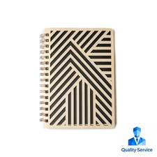 Denik Clyde Die Cut Wood Cover Journal