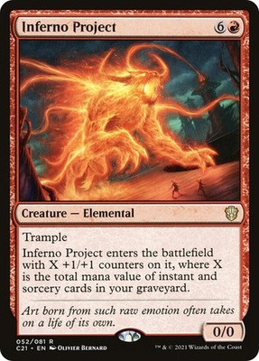 Inferno Project Commander 2021 MTG MAGIC ELEMENTAL RARE O258