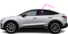 Fits: 2022-2024 Audi Q4 E-TRON 4D Utility Rear Left Door Window Glass/Dark