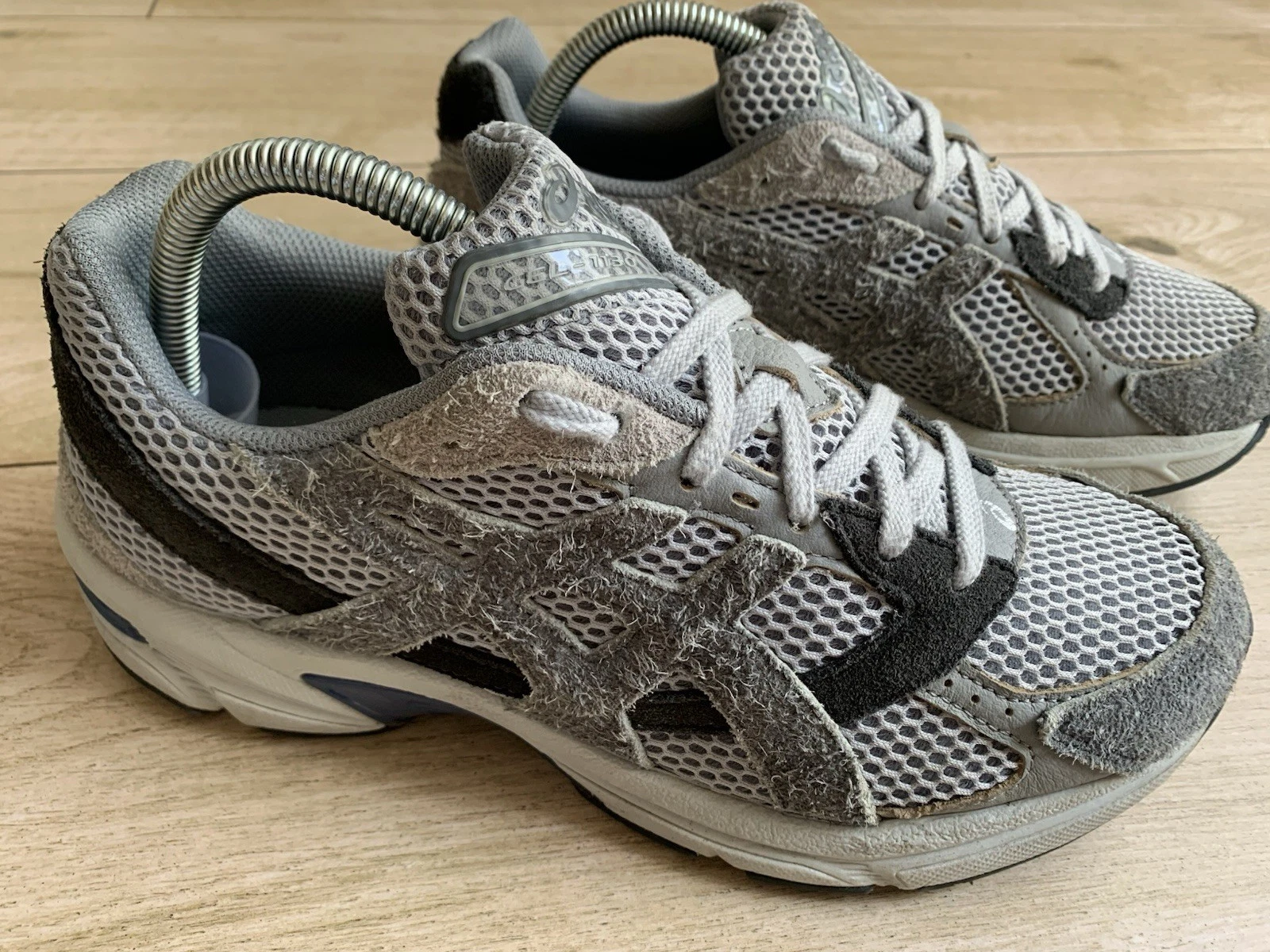 UOMO Acciaio scamosciato grigio ASICS GEL 1130 (uk7)