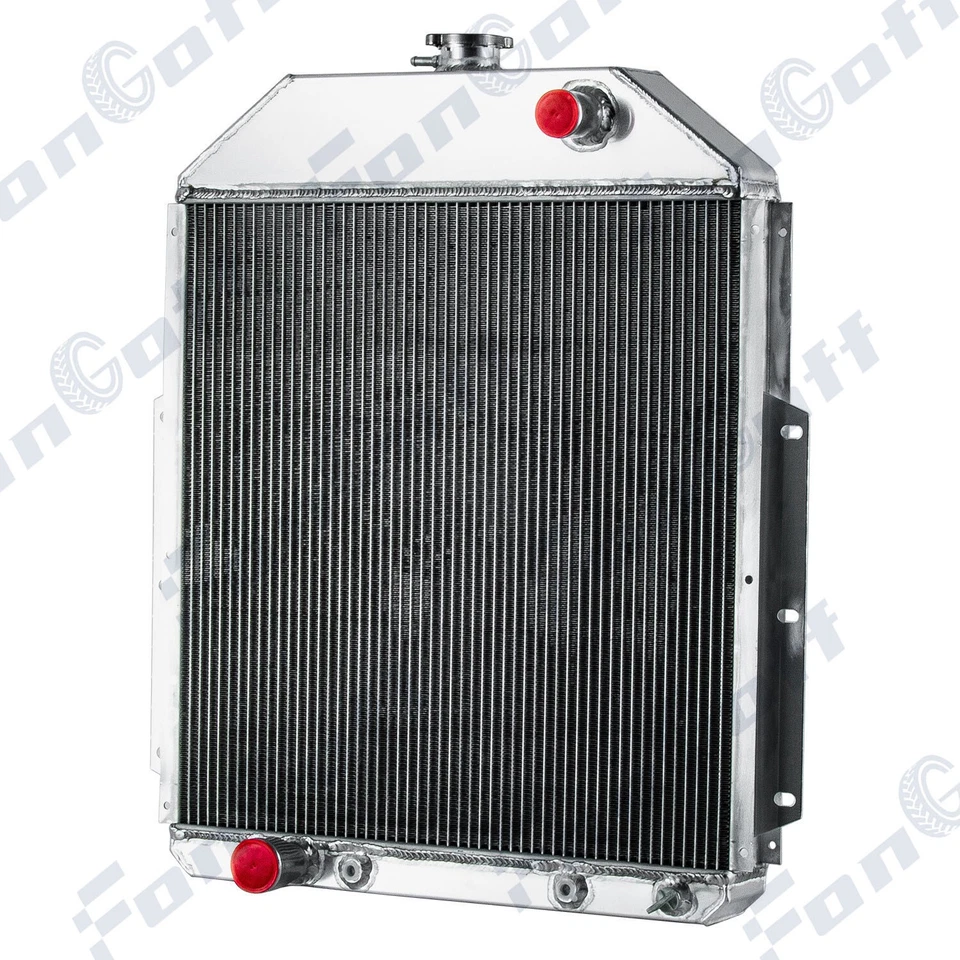 3ROW CORE Aluminum Radiator For 1942-1952 Ford F1 F2 F3,F4 Pickup Ford V8 Engine Foto 4 de 4
