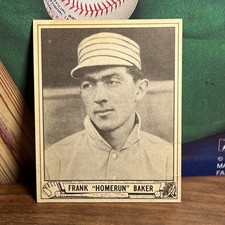 1940 Play Ball Set-Break #177 Frank Baker VG-VGEX *Sharp Wrinkle