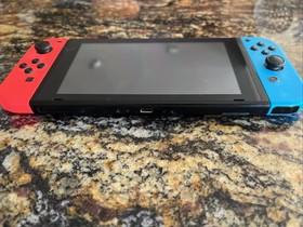 Nintendo Switch Joy-Con Neon Blue and Red  with Case