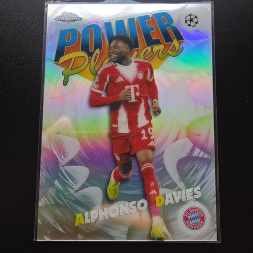 2025-26 Topps Chrome UEFA Club Competitions #PP-19 Alphonso Davies Power Players