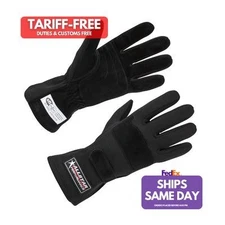 Allstar ALL915014 Black Nomex Driving Gloves Pair L Performance Racing Parts