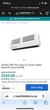 Dimplex AC3N Electric Wall Mounted Panel Heater